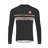 UGLY FROG MTB Rennrad Radtrikot Rennrad Herren Lange Ärmel, MTB Winter Warm Fahrradbekleidung Top Herren Cycling Shirts Fahrrad Trikot Langarm Reflektierend