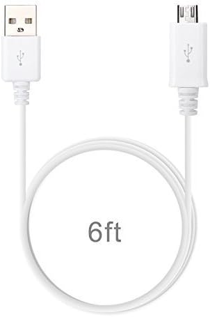 LG V10 Charging Cable 6 Feet 2.0 A Male to Micro B Sync and Charger Cord