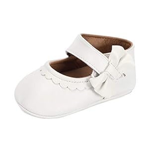 LACOFIA Baby Mädchen Ballerina Kleinkind Bowknot Prinzessin Schuhe Baby rutschfeste Krabbelschuhe