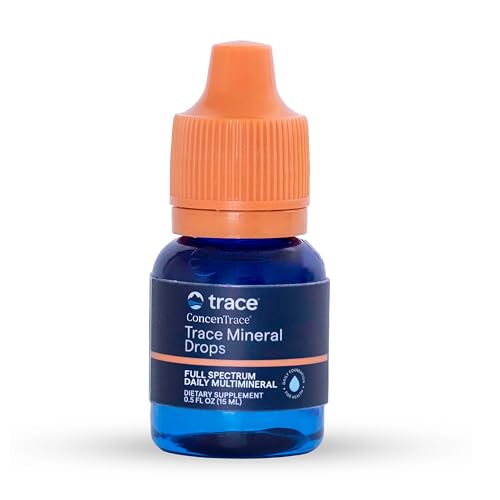 Trace Minerals ConcenTrace Trace Mineral Drops | Supports Energy, Digestion,