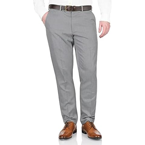 LIZZIE JACOBS Men's Smart Dress Pants Cover