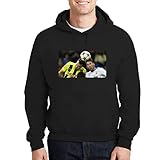 FC Carino Sergio Ramos - Men's Pullover Hoodie Sweatshirt FCA #FCAG699217, Black, X-Large