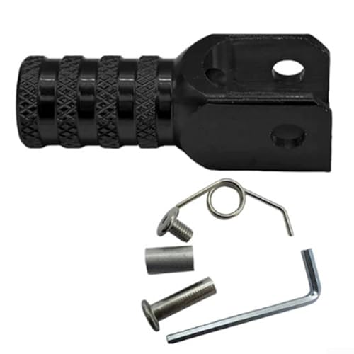 Embout de levier de vitesse de moto en alliage d'aluminium pour une haute résistance et un remplacement facile (Noir)