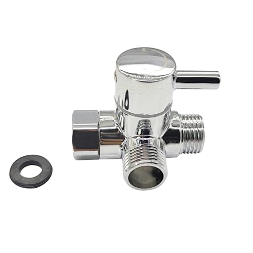 BesNPT 3-Way G1/2 Shower Diverter Valve Zinc Alloy