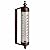 Adjustable Angle 10 Inch Garden Tube Thermometer (Bronze)