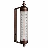 Bjerg Instruments Adjustable Angle 10 Inch Garden Thermometer (Bronze)