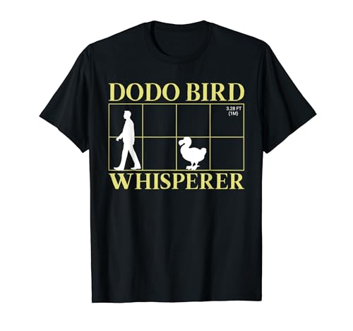 Dodo Bird Whisperer Ave no voladora extinta Camiseta