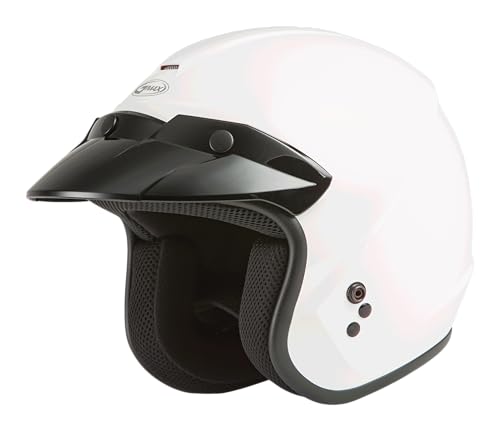 GMAX of-2 Open-Face Helmet (White, Youth Medium)