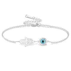 Silver Evil Eye Hamsa