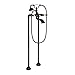 Moen S22110ORB Weymouth Two Handle Tub Filler with Lever-Handles and Handshower, Oil Rubbed Bronze