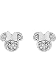 Stainless Steel Boucles d\'oreilles MICKEY MOUSSE Stainless Steel Collection, UNICO, Acier inoxydable, Swarovski
