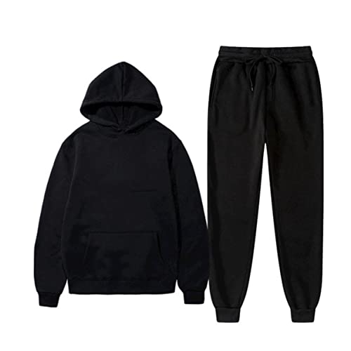 Survêtement homme ensemble sweat à capuche et pantalon de jogging XL