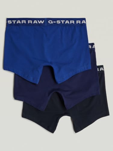 G-Star Herren Boxer Shorts 3 Pack Blue Tone, Mehrfarben (Mazarine Blue/Imperial/Lighting Blue D23773-D516-G162), XXL – Ansicht 3