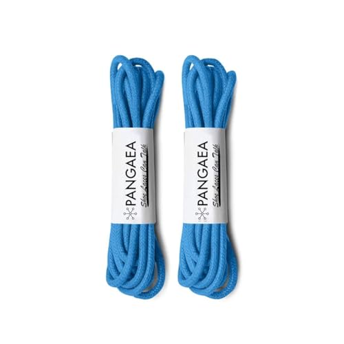 Image of [4 Laces] 2-Pair Pack Waxed Round Oxford Shoe Laces for Dress Shoes Chukka 3 /32Inch Thin