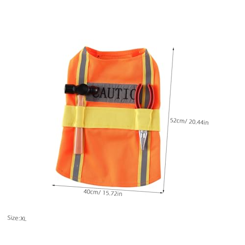 Disfraz para perro BESPORTBLE talla XL naranja miniatura 2