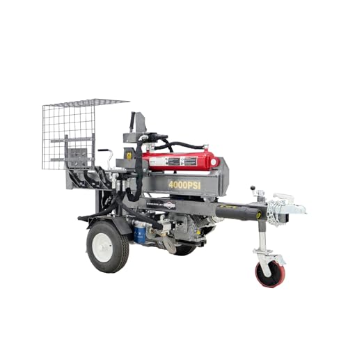 Holzspalter HZC Power 40 t mit Benzinmotor und Stammheber