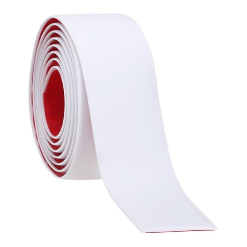 PATIKIL Bande de Transition de Sol Auto-Adhésive 50 mm X 2 M, Bande Plate en Vinyle pour Joints de Sol, pour Combler Les Espaces, Couvrir Les Tapis et Les Carreaux de Sol， Blanc