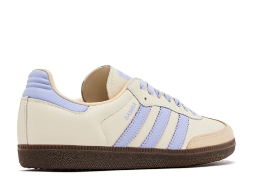 Image of adidas Samba OG Women's Shoes, Cream White /Violet Tone /Sand Strata, Size 10