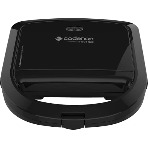 Sanduicheira Elétrica Cadence Toast & Grill, Preta, 750W, 110V, SAN260