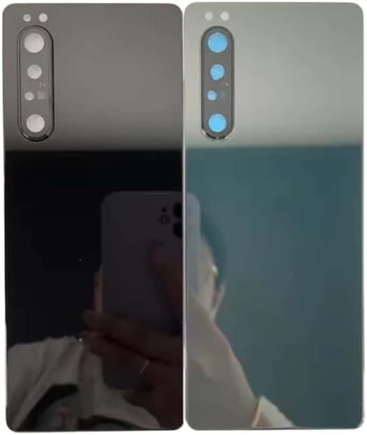 YOOOKOOO Compatible Rear Back Cover for Sony Xperia 1 II – Battery Door Housing Replacement Part (Purple with Lens)