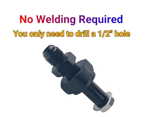 DEWHEL Universal 6AN Fuel Tank Return Line Fitting Bung Kit – No Welding Required - Image 6