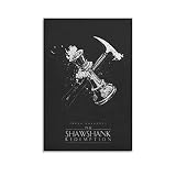 Meilleur film The Shawshank Redemption Film créatif Affiche Toile d’art mural Photos pour chambre à coucher Cadeaux d’art mural Décor Affiches sur toile 50X70 Sans Cadre
