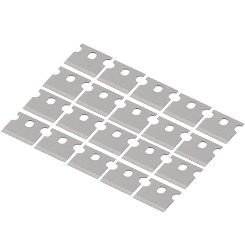 RUNROTOO Hojas de Corte para Alicates de Cable de Red 20 Piezas de Acero Carburizado 14X12 MM, Cuchillas de Recambio para Crimpadora en Uso Profesional y Doméstico