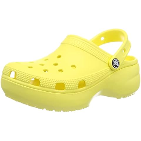 Crocs Zuecos clásicos de plataforma para mujer Cover