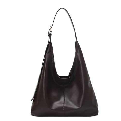 Bolso de hombro de gran capacidad en PU liviano con compartimentos organizadores