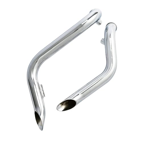 Échappement moto 1,75" pour Harley Touring et Dyna, idéal pour grands voyages