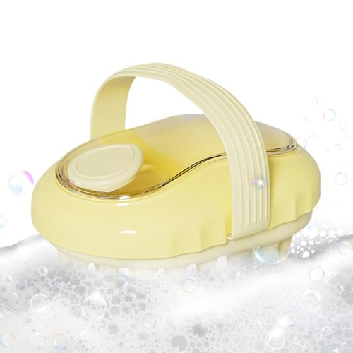 Brosse à Shampoing | Brosse Stimulante pour Cuir Chevelu avec Shampooing | Poils Doux Anti-enmêlement Nettoyante Pour Femme Homme Toute La Famille