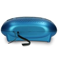 iCES ICR-210 BLUE - Uhrenradio - Radiowecker mit Stromkabel - 2 Weckzeiten – Ansicht 4