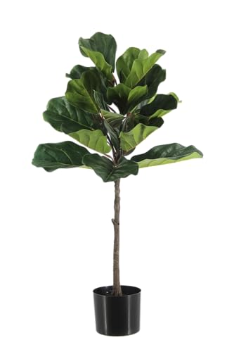 aplanta Künstlicher Ficus Lyrata - Niran | 90 cm, für drinnen,...