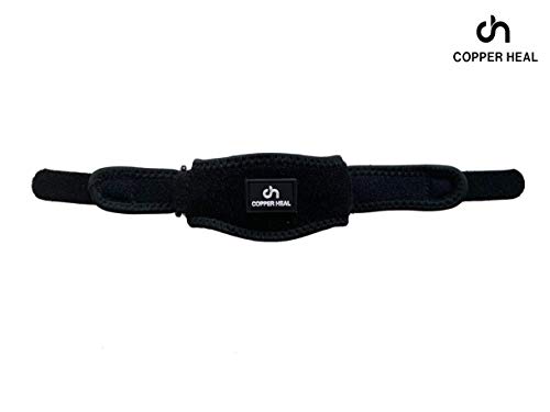 COPPER HEAL Elbow Brace (PAR) - Suporte AJUSTÁVEL & Recuperação Médica de Cotovelo de Tenista ou Epi