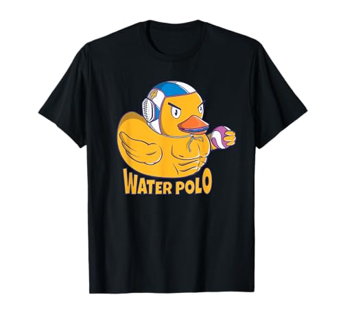 Water Polo Canard couineur en caoutchouc sur water-polo amusant T-Shirt