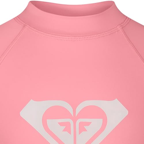 Image of Roxy Girls' Long Sleeve Whole Hearted Rashguard Shirt, UPF 50+ Sun Protection, Quick Dry