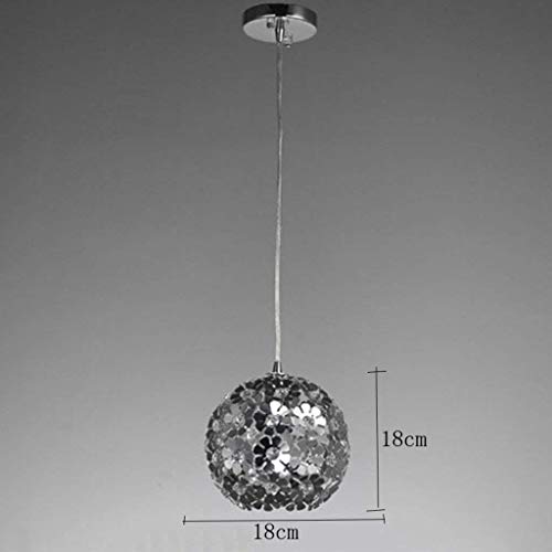Lustre à fleurs durable en aluminium argenté facile à poser - 2