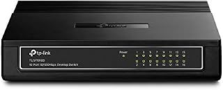 TP-Link 16-Port Gigabit Ethernet Switch, Rack-Mount/Desktop, Steel Case(TL-SG1016D)