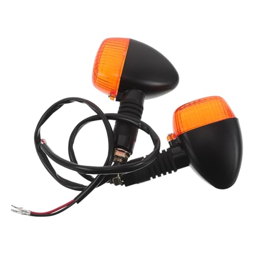 Clignotants pour Moto Réponse Instantanée Orange Haute Visibilité pour Guidon 50cc-250cc