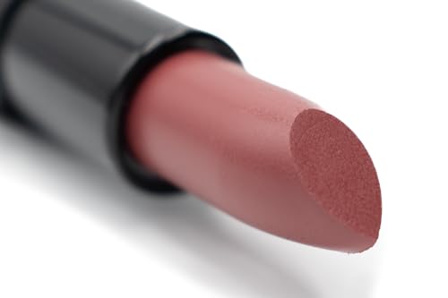 Image of Pure Ziva Delicious Mauve Medium Red Pink Lipstick Color Moisturizing Paraben Free, No Animal Testing & Cruelty Free Lip Makeup Color