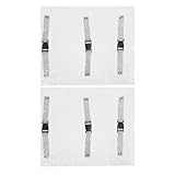 Baluue Lot de 2 Protège-Pieds Transparents pour Fauteuil Dentaire Housses de Protection I...