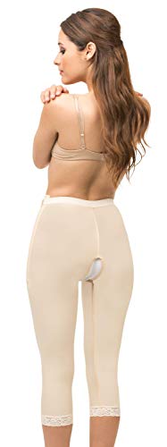 Isavela Womens Low Waist Abdominal Below Knee Compression Girdle W/Zipper On Both Sides (GR13)3
