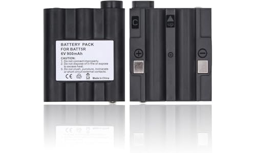 Batería recargable para Midland AVP-7 de 6V y 900mAh compatible con walkie talkie T290 y GXT1000