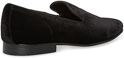Steve Madden Men's Laight Loafer, Black Velvet, 9 | Image 5