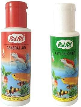 Kapoor Enterprise Skin & Coat Care Liquid (120 ml) 2 in 1 Medicine Pack 120Ml Each (Anti Chlorine, General Aid)