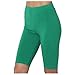 CHENYM Short de sport court pour femme, legging de yoga, fitness, fitness, fitness, taille haute avec poches pour le sport, pas de motif, pantalon stretch pour l'entraînement, le jogging., vert, XXL