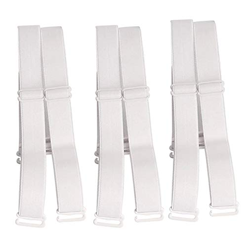 Image of 3 Pairs Bra Strap Replacement Elastic Adjustable Removable Multi Color