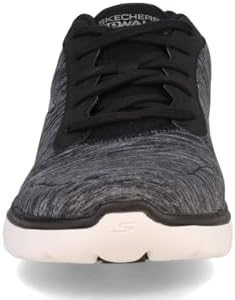 Skechers Women's GO Walk 6-Magic Melody Sneaker, Black/White, 7 | Image 2