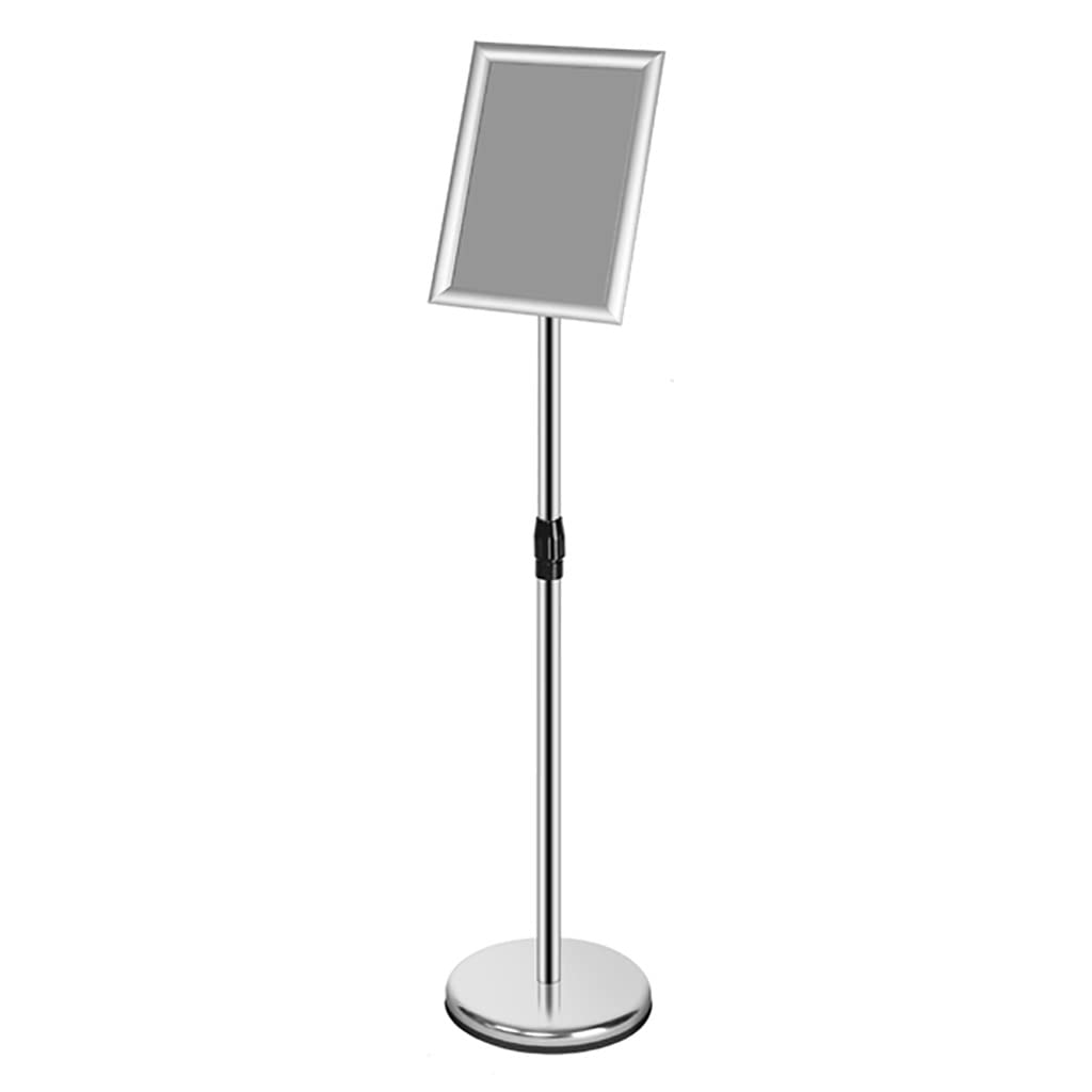 GWBoiuyQETM Heavy Duty Floor Standing Display Stand with Stable Base for Menu, Notice, Poster, Outside Welcome Sign Holder