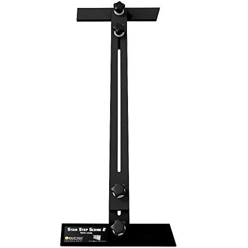 Bullet Tools BT91-0048 Stair Step Scribe 2 Stair Installation Template for Easy Floor